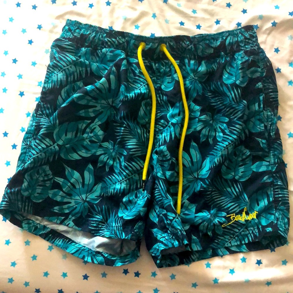 Gef France swim shorts black/blue
